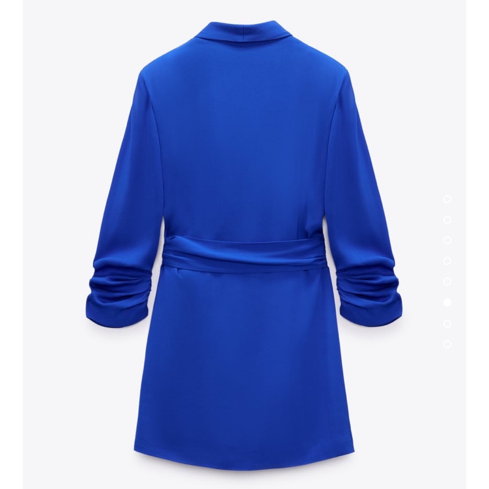 ZARA BLOGGERS FAV WRAP FRONT BLAZER DRESS - Picture 12 of 12